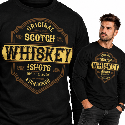 LONGSLEEVE ŚMIESZNY WHISKY